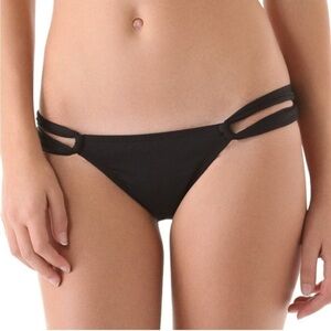 L*Space XS Black Taboo Bikini Bottom